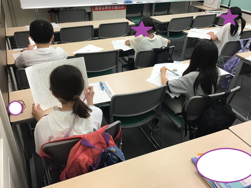 小4学判・自習室