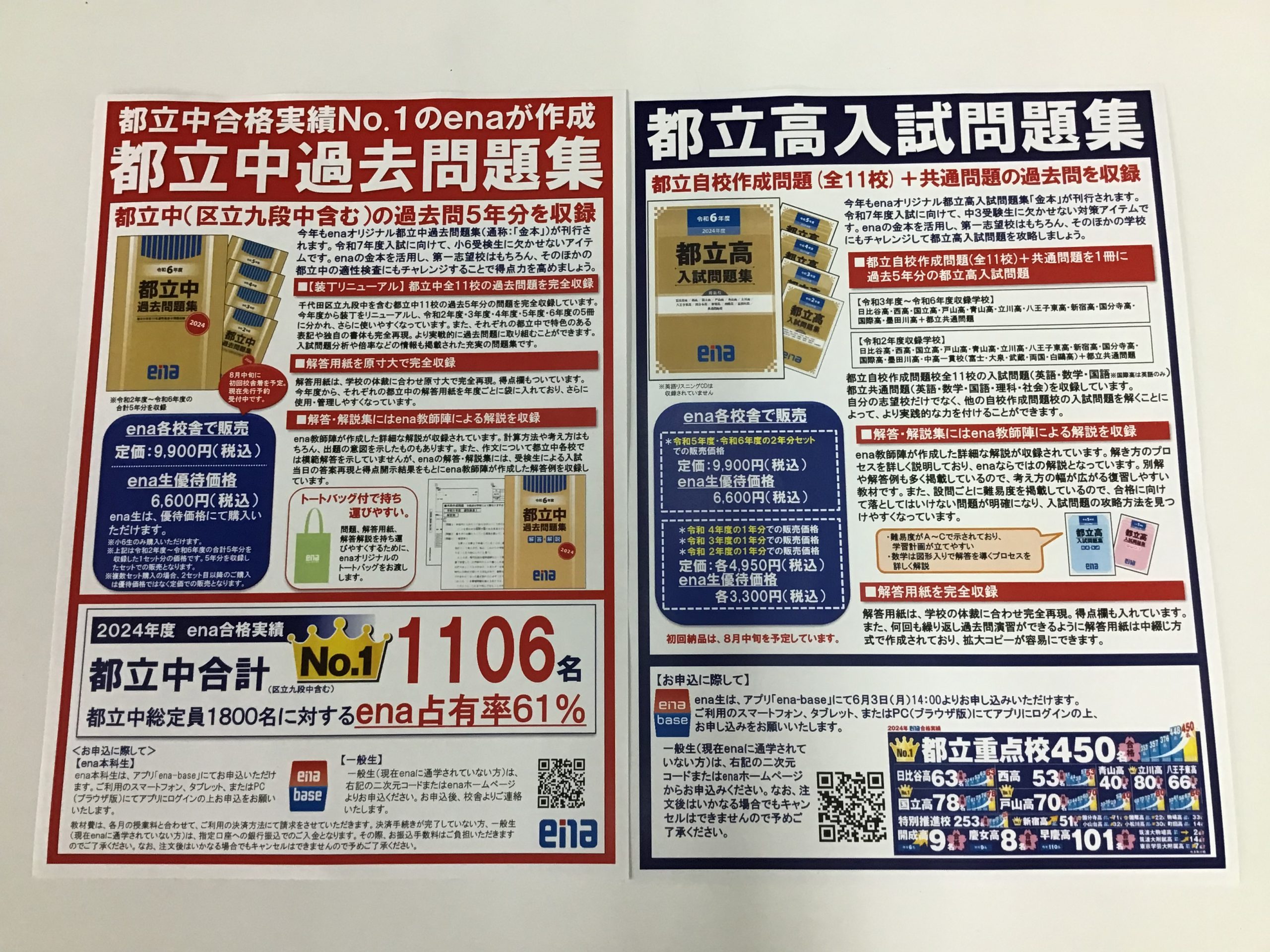 都立中・都立高過去問題集