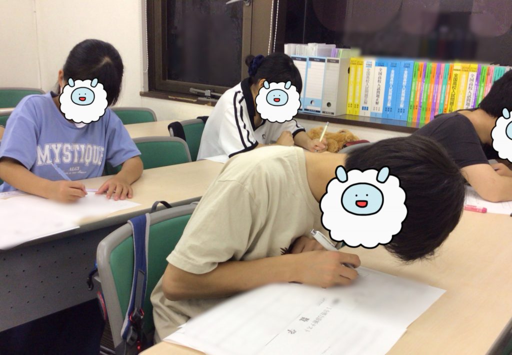 合格力診断テストの様子