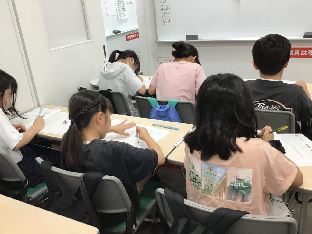 【ena下井草】校舎ブログ24-23　小学生学判と定期テスト対策