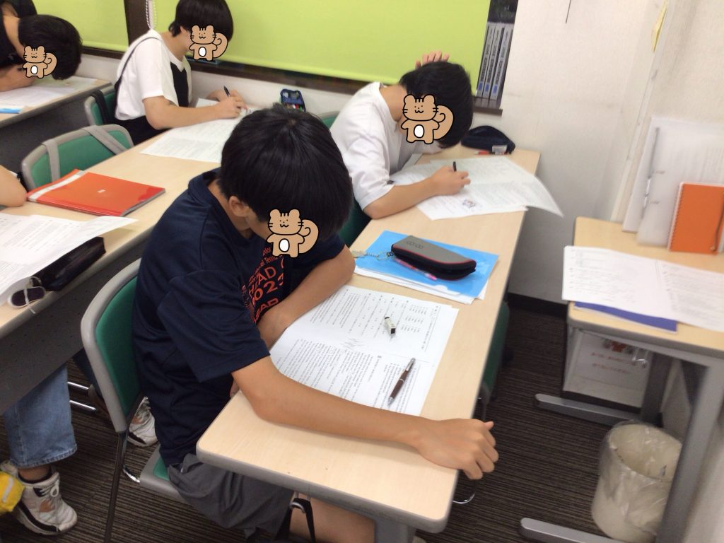 夏期講習第Ⅰ期が終わりました。