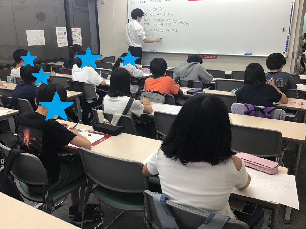 小6算数演習・小4(私立)算数 (7/3水)