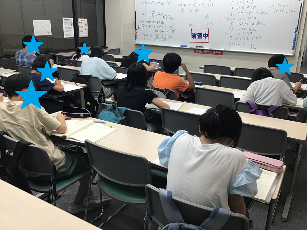 小6 算数演習・小4(私立) 算数 (7/10水)・夏期講習会のお知らせ