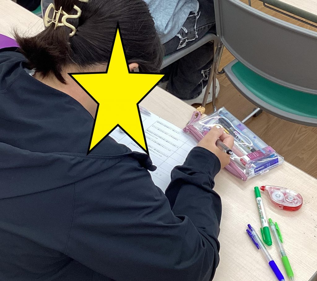 夏期講習６期　合宿明けの中３はやる気十分