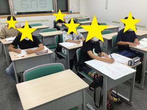 夏期講習　小6自習室の様子