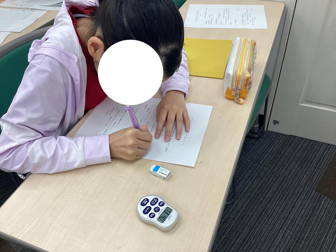 【都立大学夏期④】自習の様子