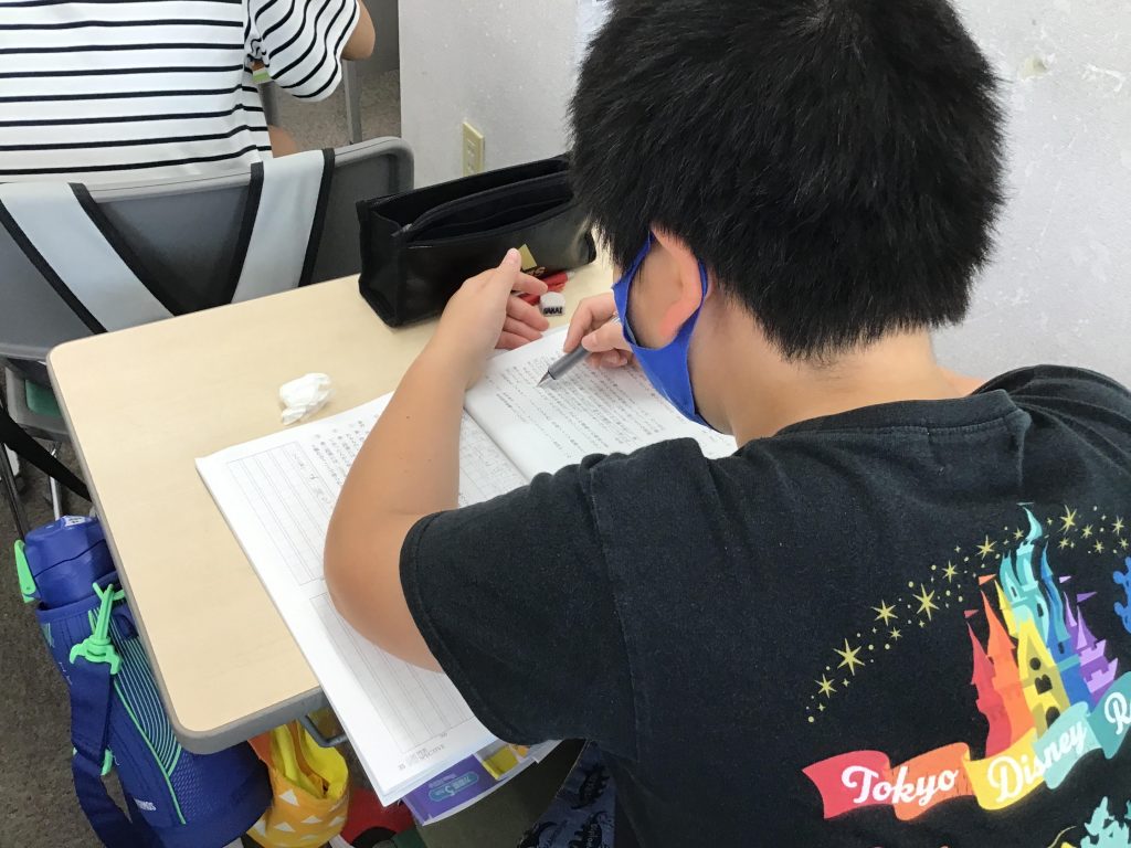 【ena下井草】校舎ブログ24-33　夏期講習18日目