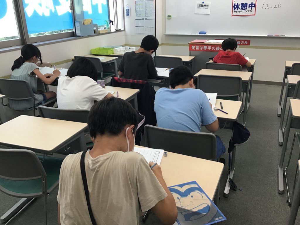 8月7日夏期講習15日目