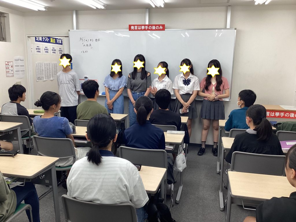 卒業生が来てくれました