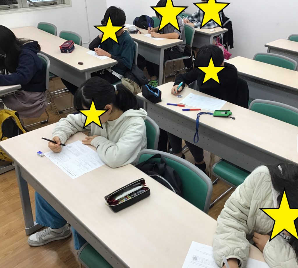 毎回実施！小6理系確認テスト。