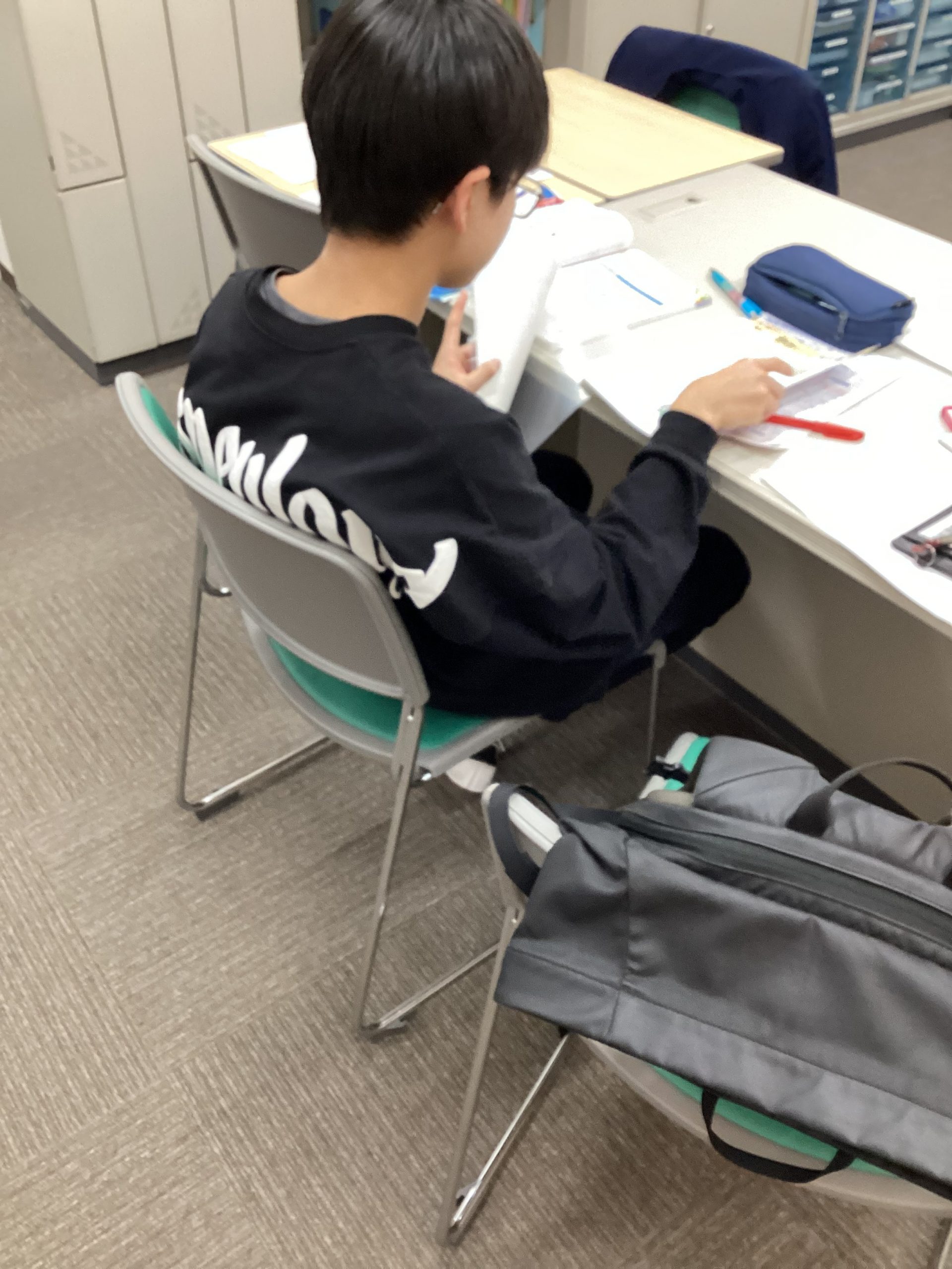 定期テスト中３生初日【すなブロ】11/13