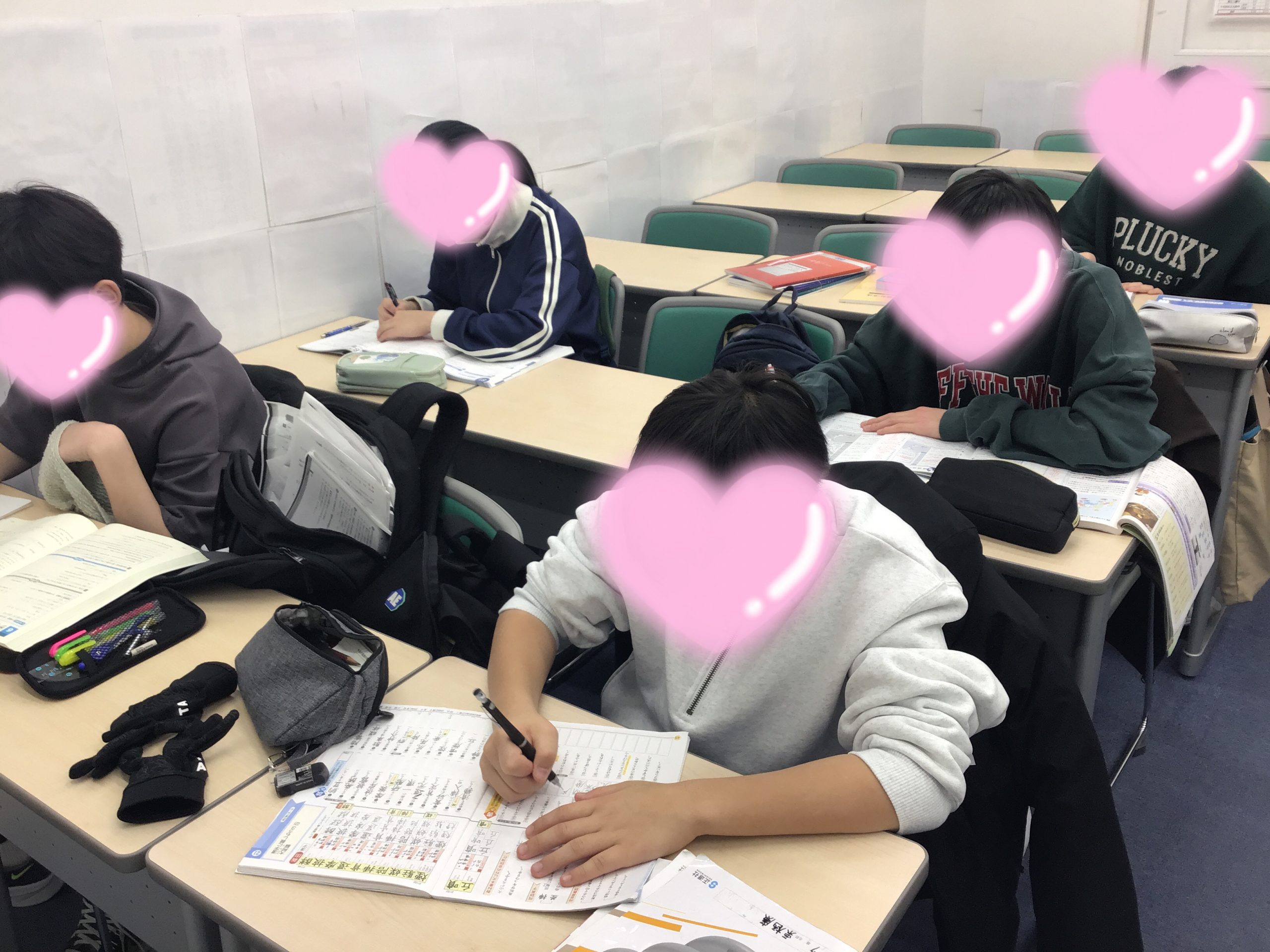 【ena東大島2/5】定期テスト対策頑張ろう