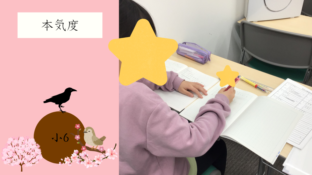 【春期講習⑮　本気でとりくむ】