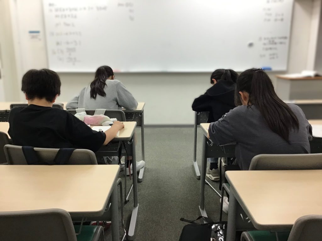 定期試験まであと１か月