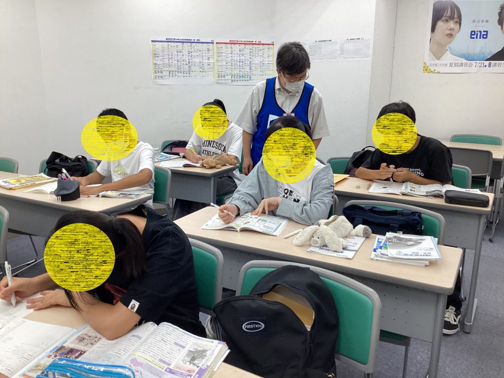 中学部 定期テスト対策 日曜開校実施中