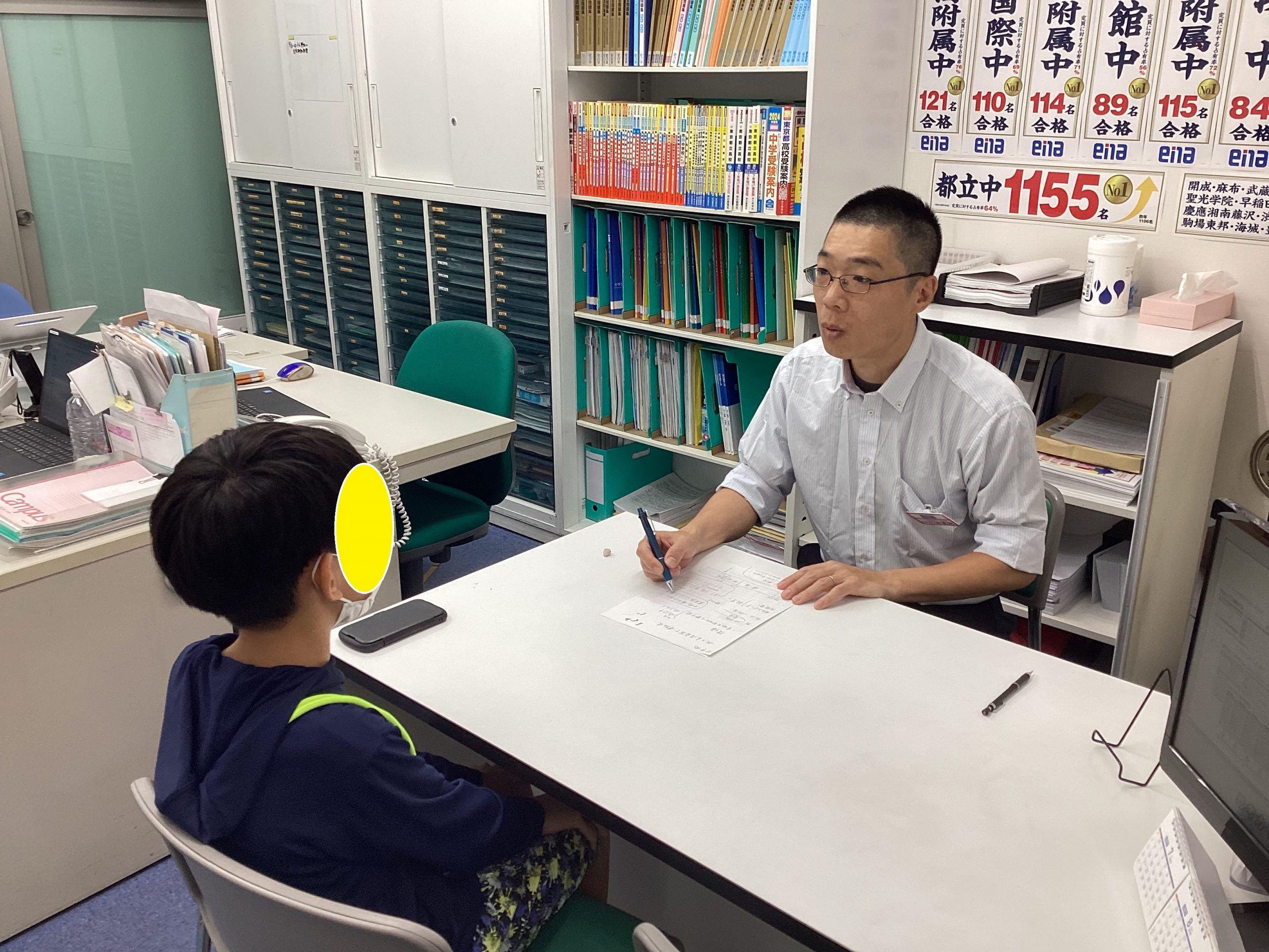 先輩来校！