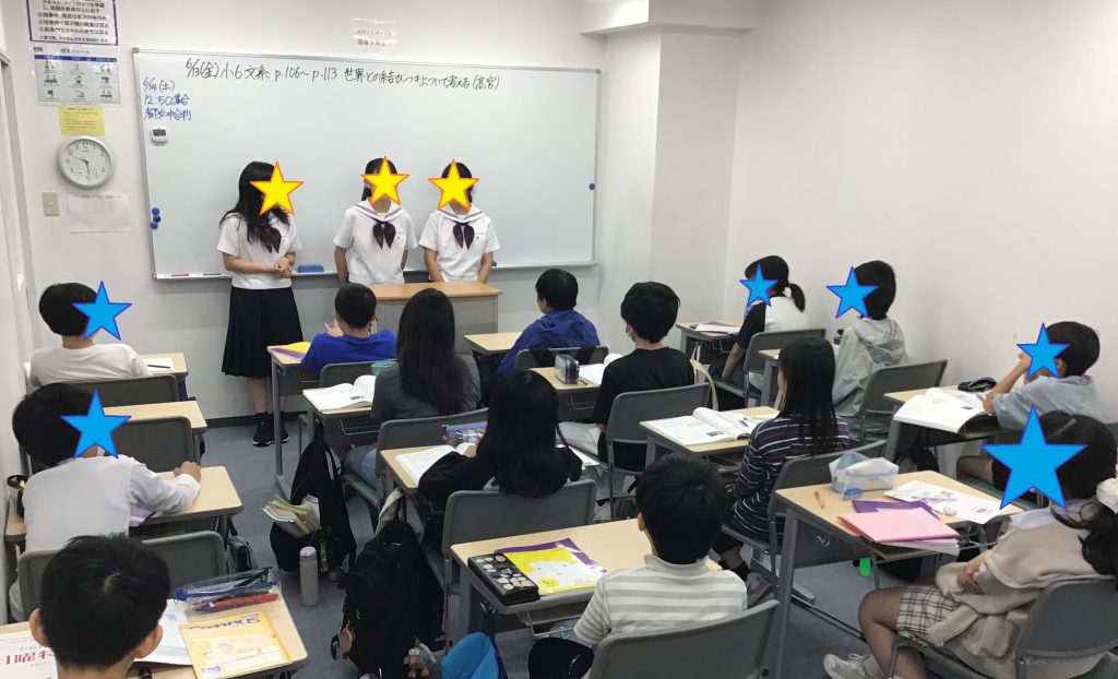 九段中に進学した卒業生が講演してくれました！