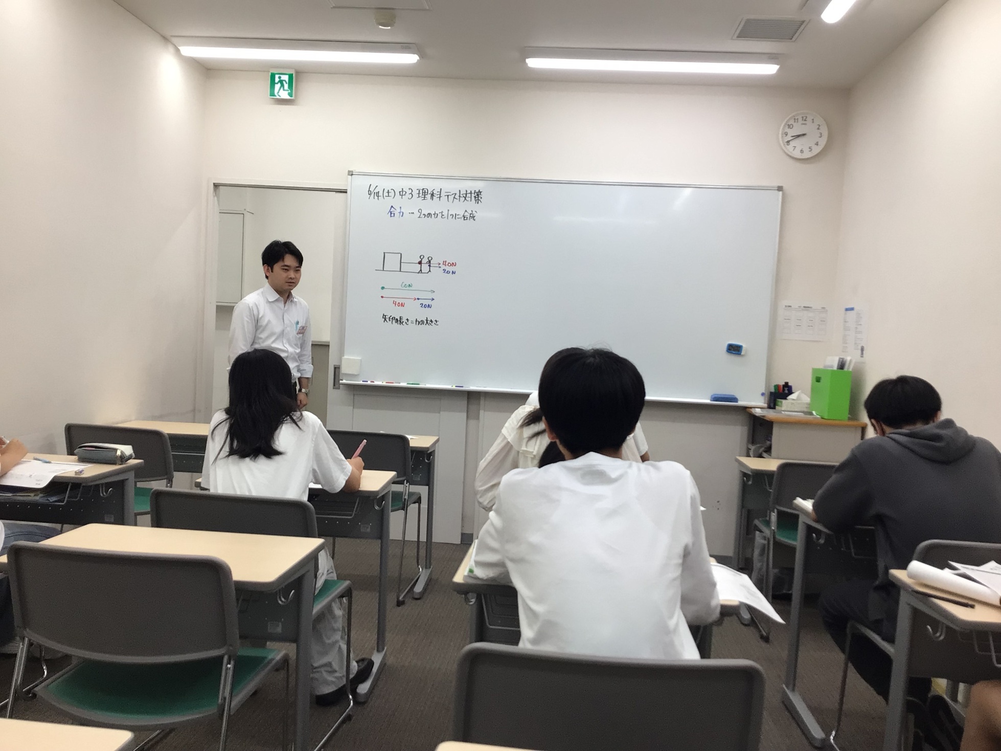 期末テストへ向け、ただ登校。