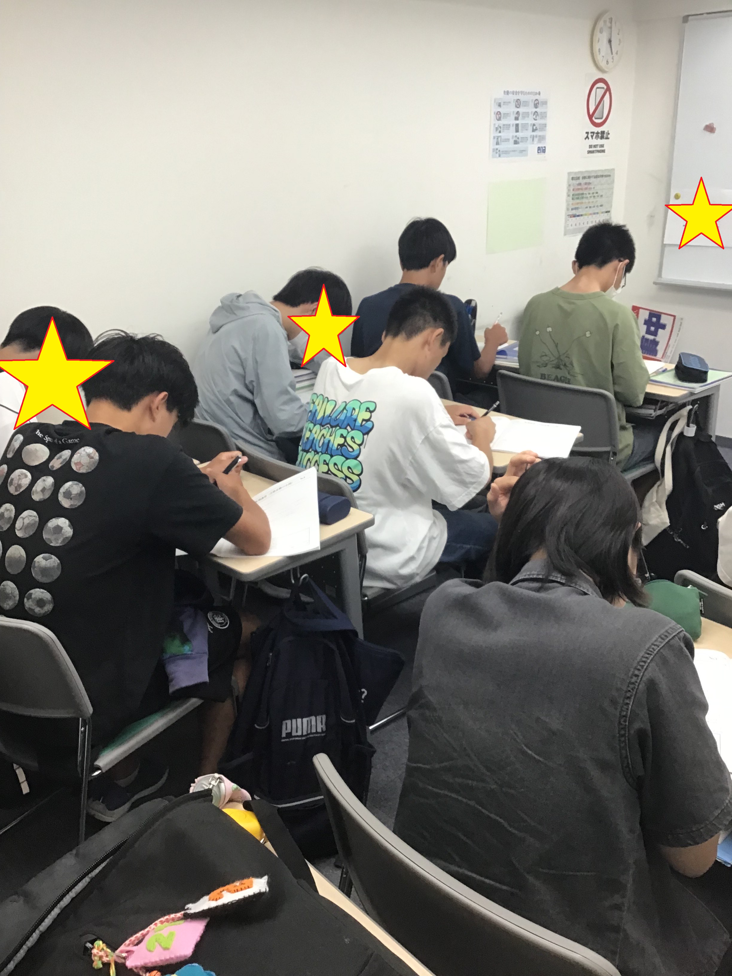 夏期講習会③　小テストが命。