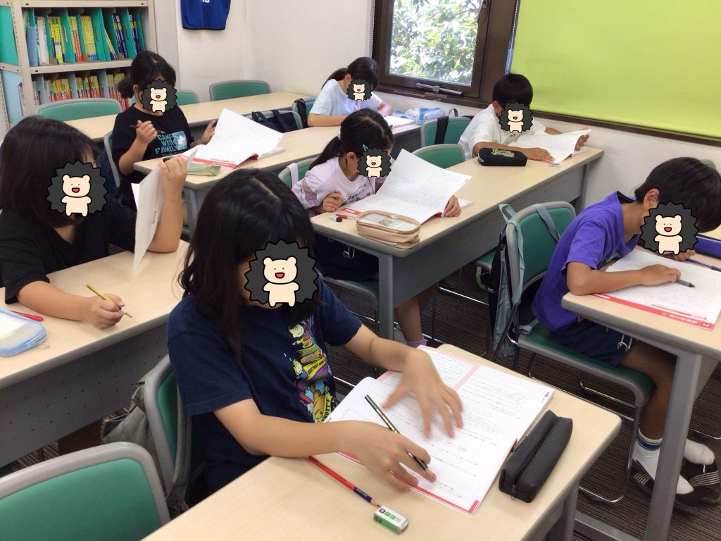 夏期講習第Ⅱ期　２日目【低学年からたくさん勉強！！】