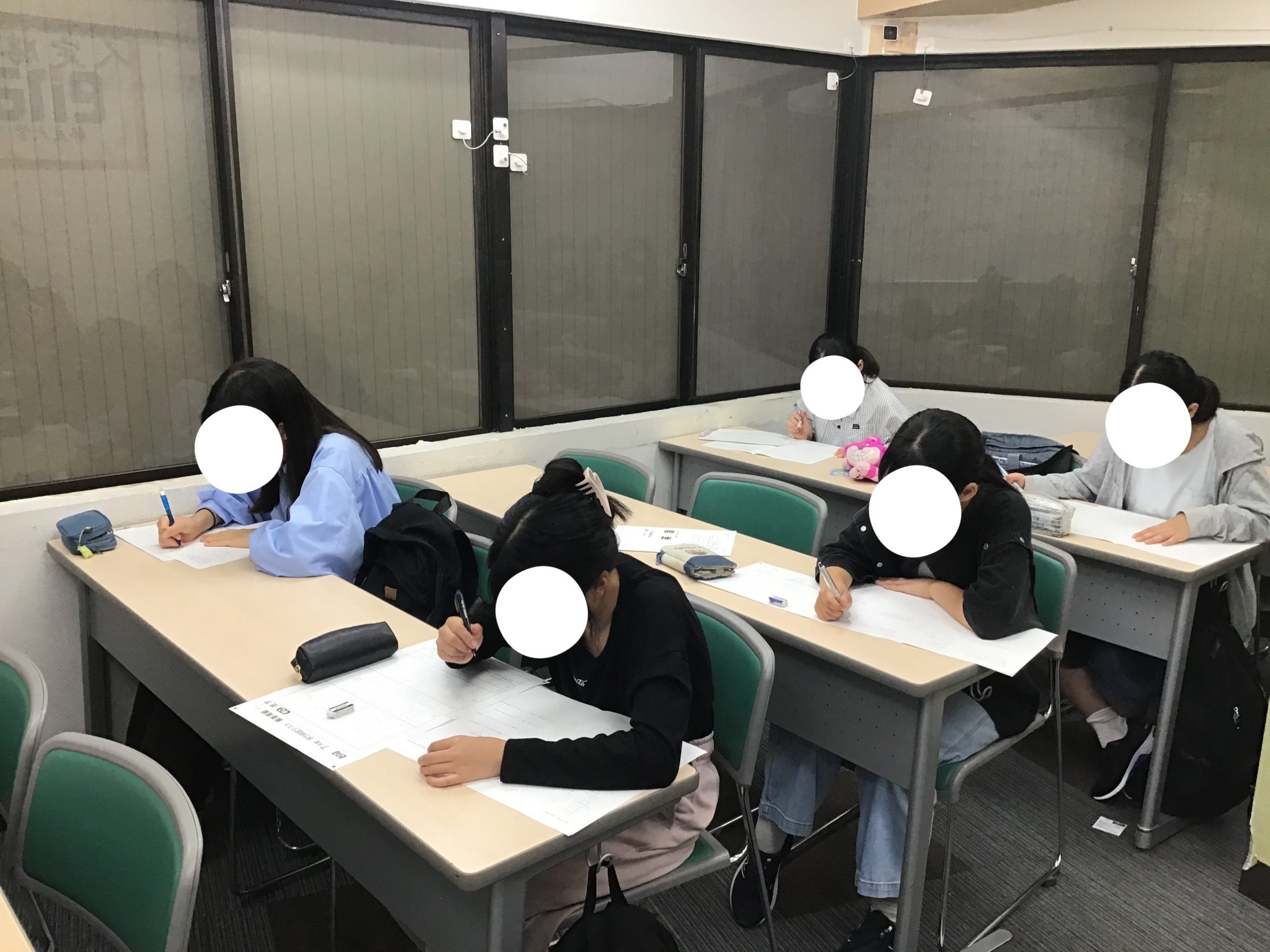 中２学判の様子と夏期講習会の詳細