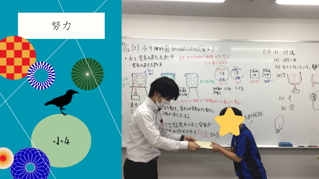 【小４　授賞式】