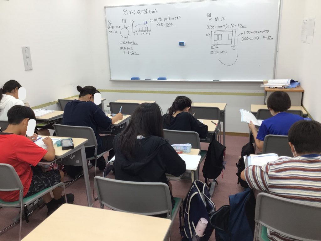 夏期講習6期が始まっています！