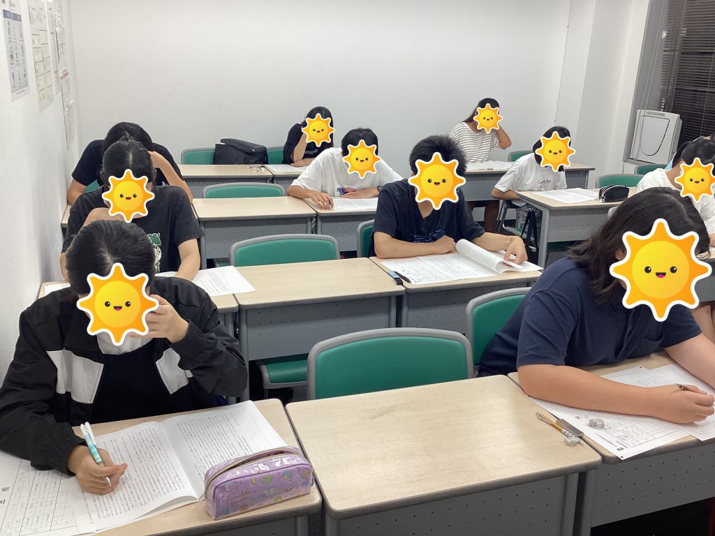 夏期講習６期最終日です！