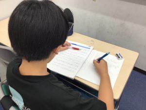 清澄通信0909【小学5年生と自習風景】