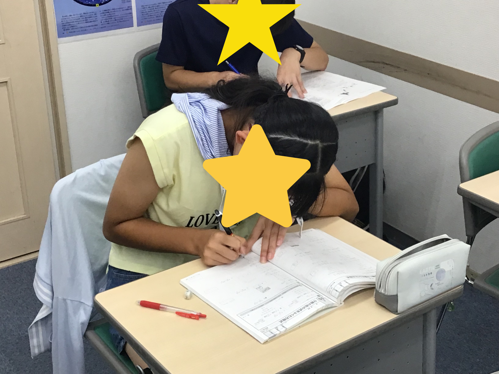 東武練馬授業のようす0920 いざ中間