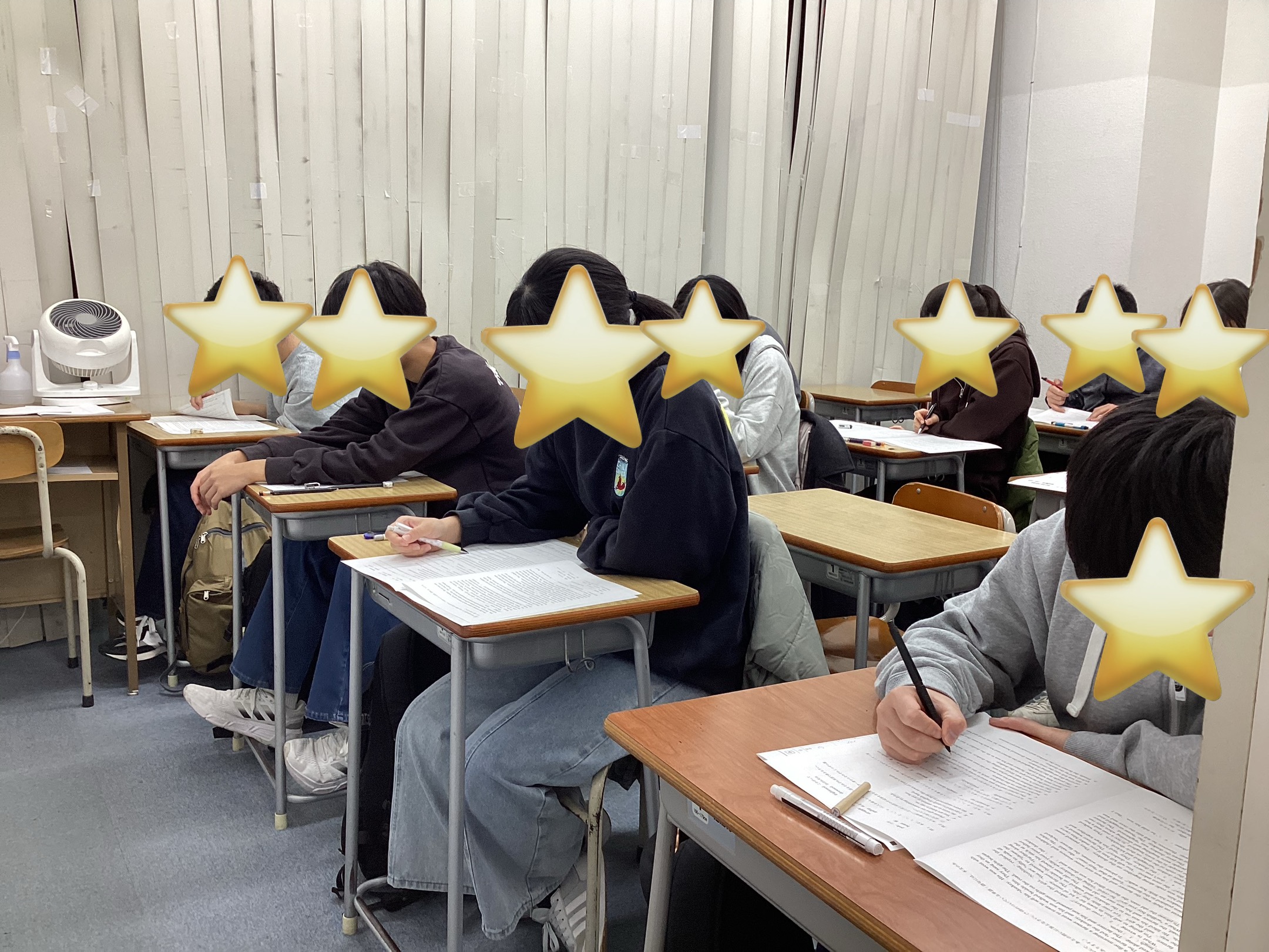 定期テスト結果、そして仮内申