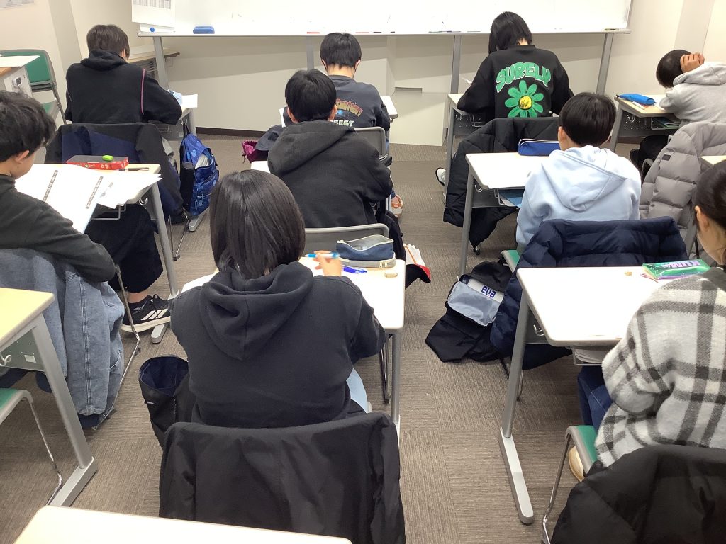 冬期講習初日