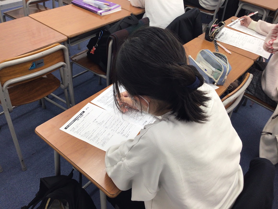 保谷通信814　恒例、到達度テスト！