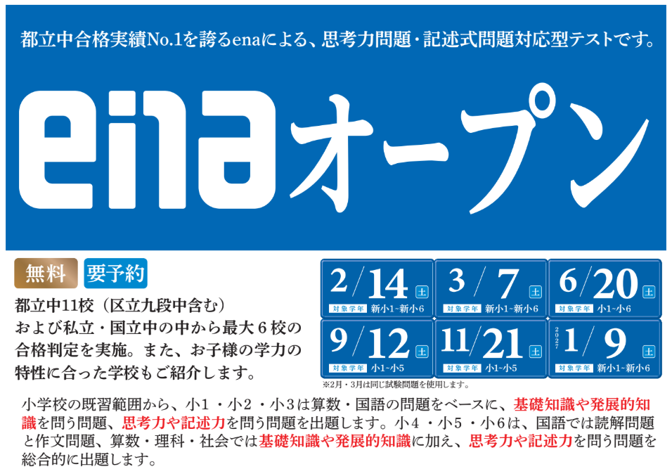 enaオープン！！！