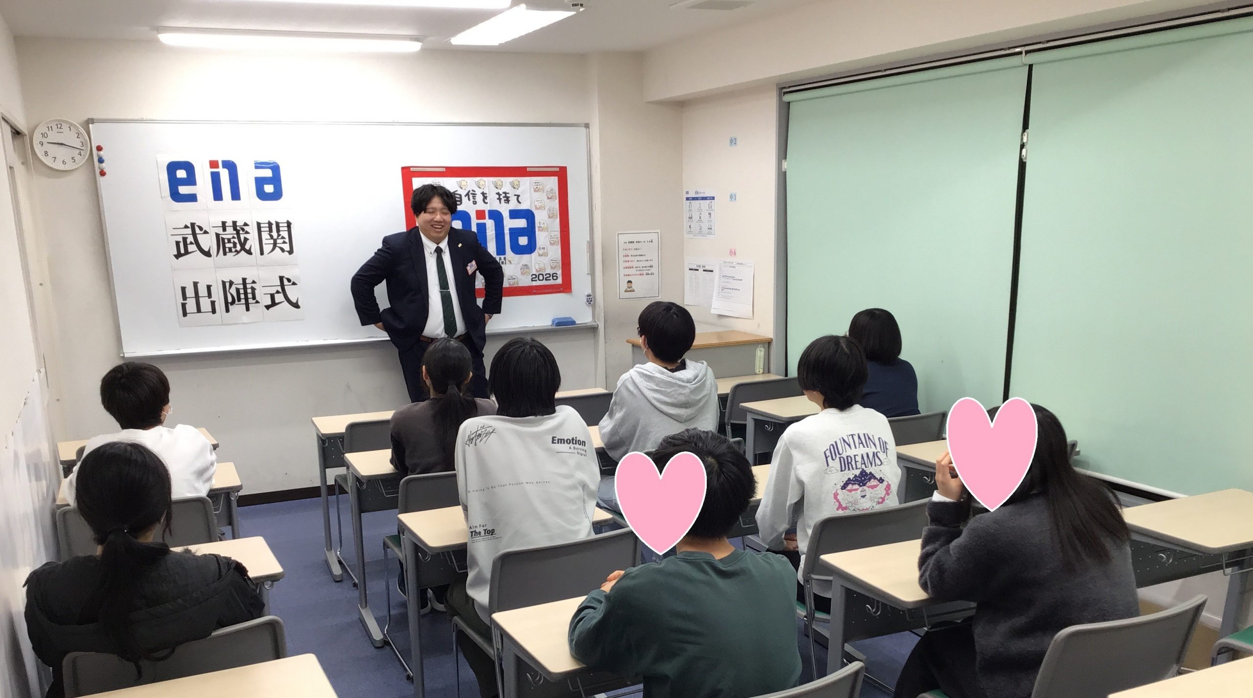 中３出陣式を行いました　～なぞなぞもあります～