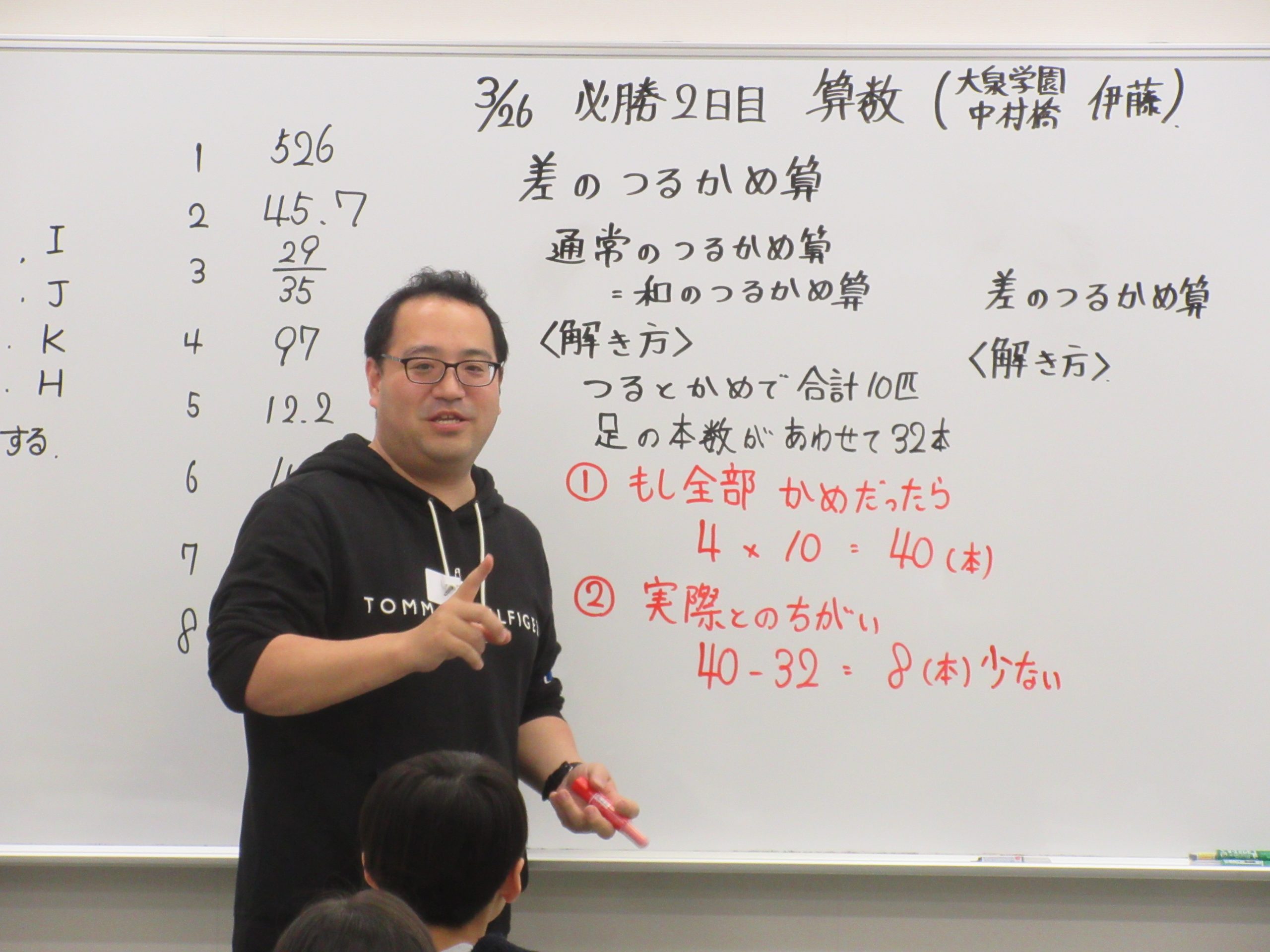 【春期合宿2日目】算数の「壁」を突破する。つるかめ算の極意