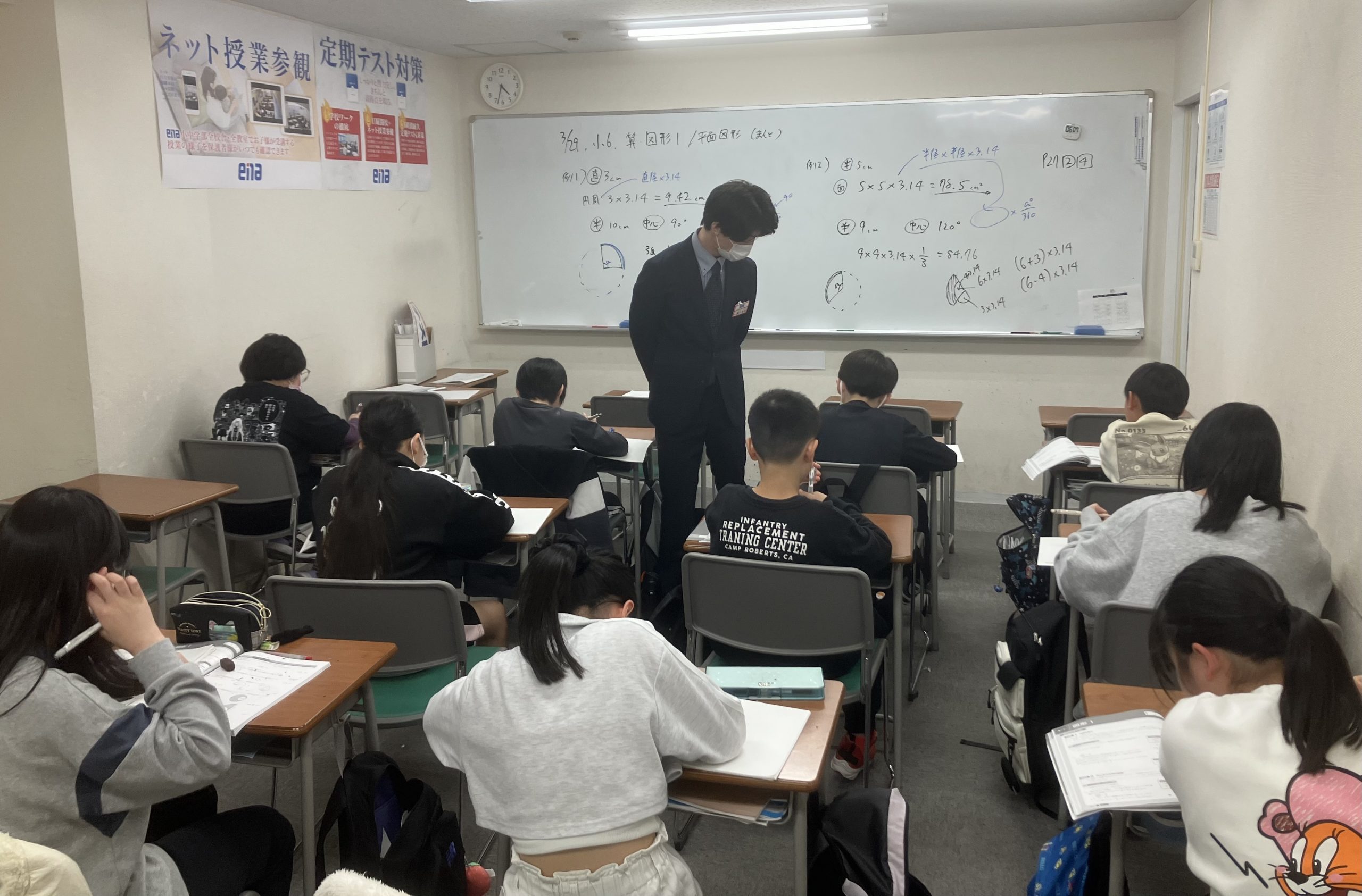 春期講習前半終了です