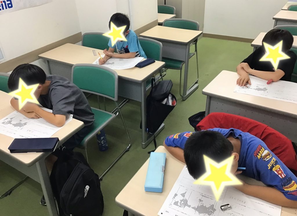 小４生の４科演習の日！