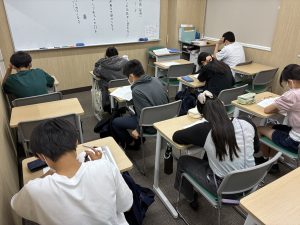 夏期講習と勉強時間