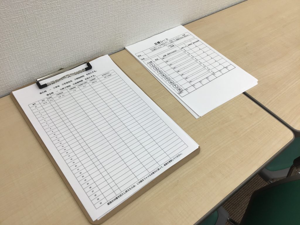 自習室の使い方を考える