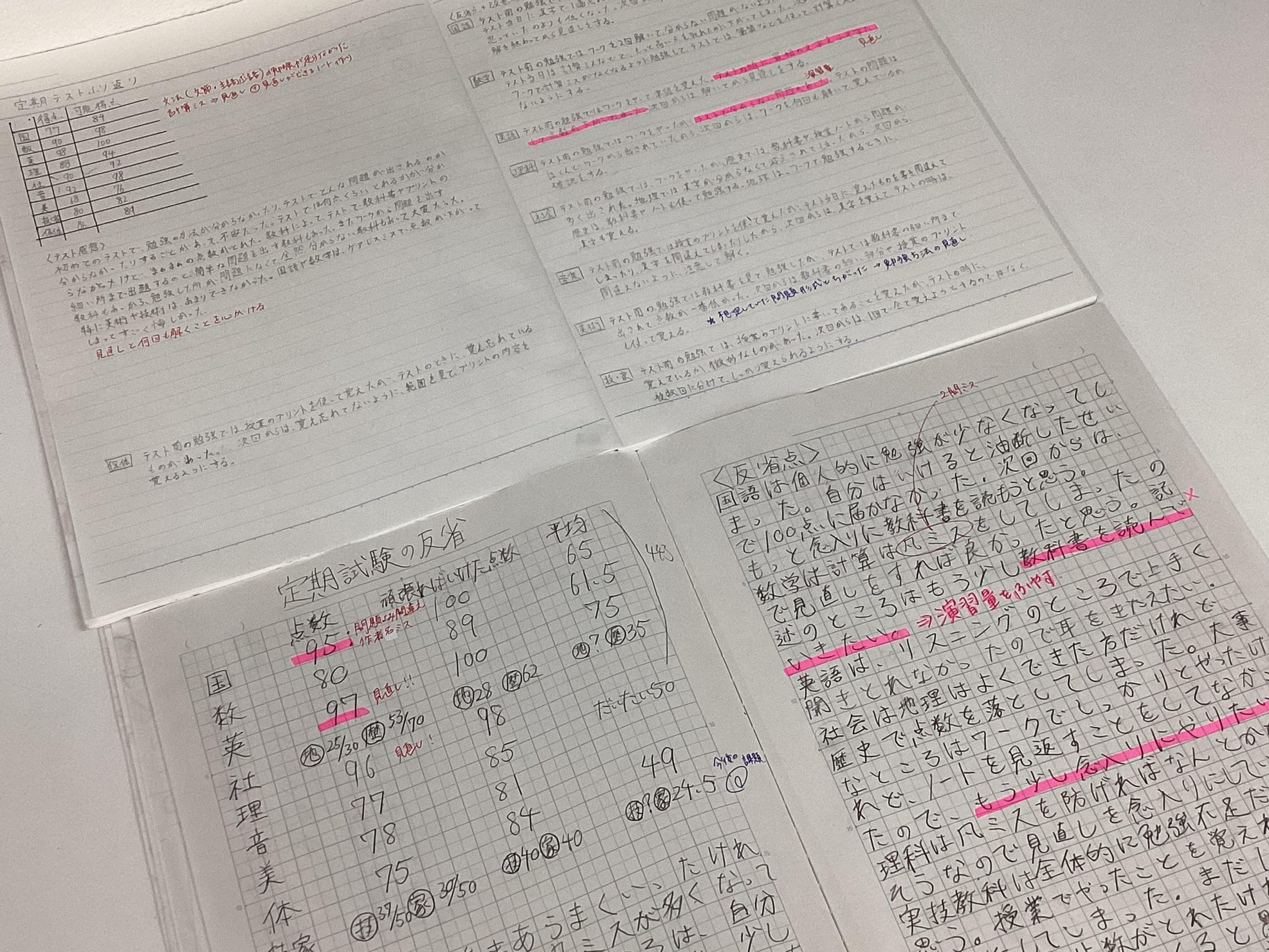 「人生初」の定期試験の感想