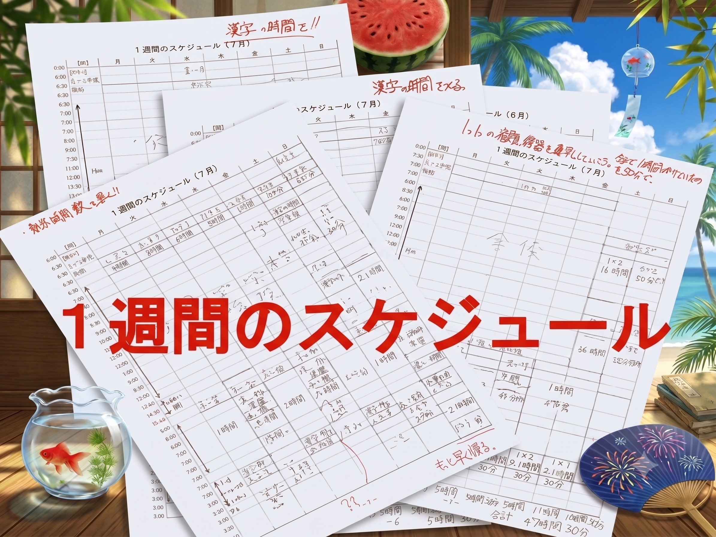 30高島通信　１週間のスケジュール