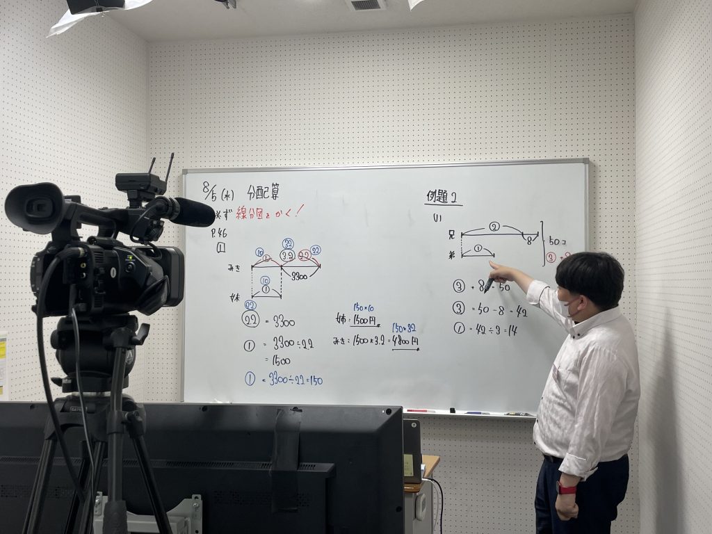 【（小学部）線分図を書く　８月５日】enaオンラインclass通信＃１９８５