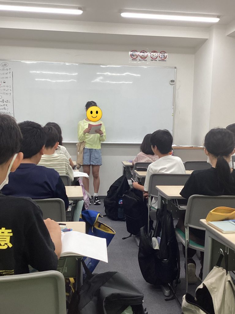 【日暮里道場No１５６】夏期講習会第４期　卒業生による合格体験談
