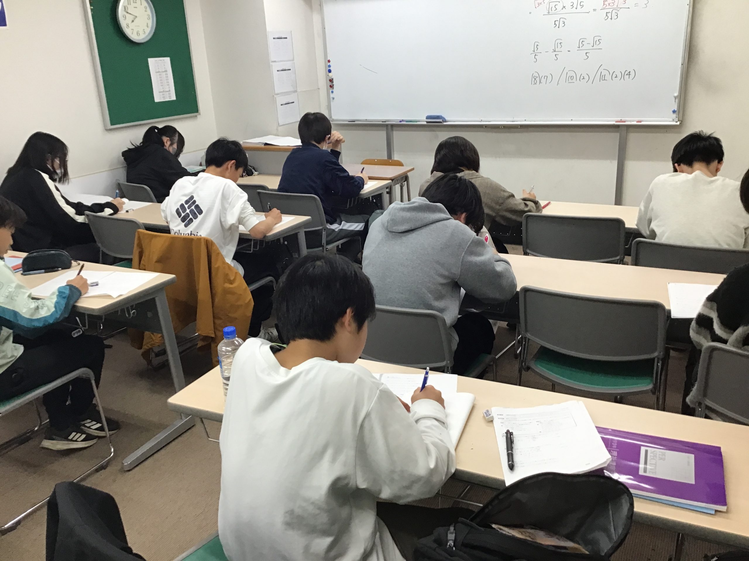 【ena吉祥寺】春期講習７日目　ena吉祥寺の中学生