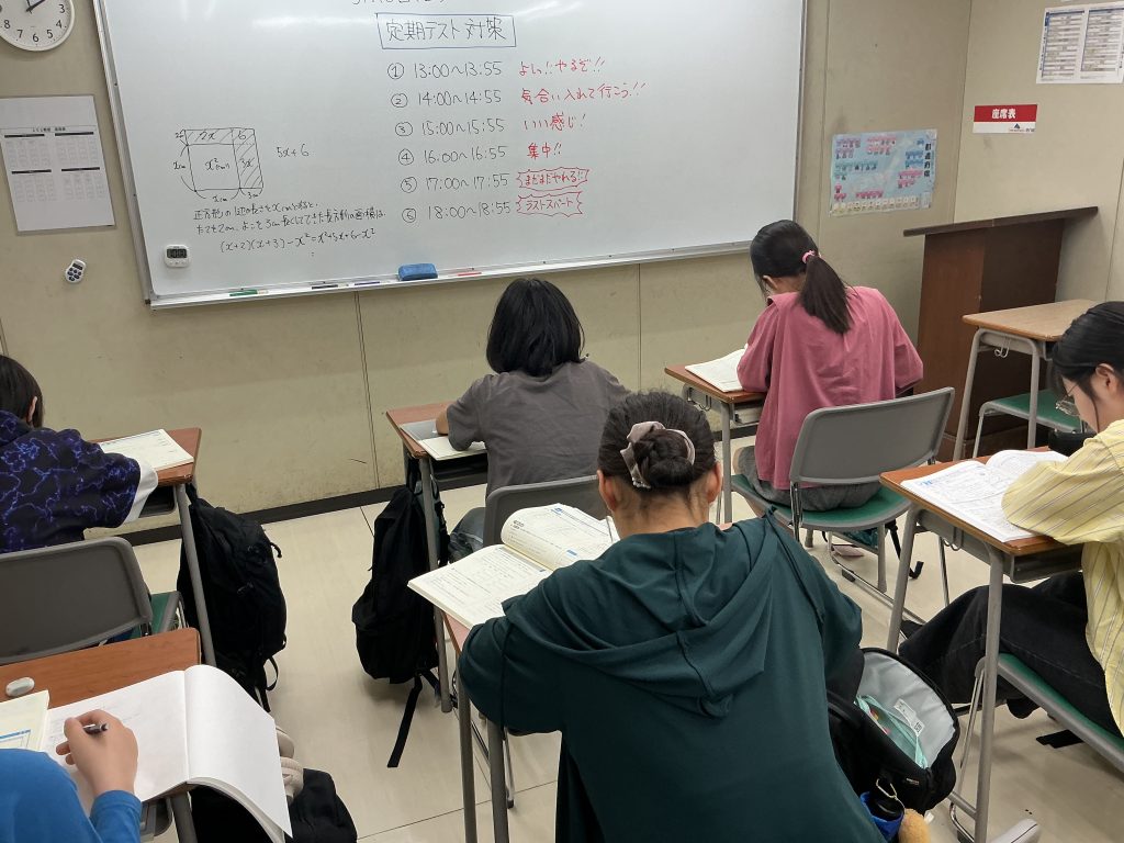 5月10日（日）定期テスト対策学習会を実施しました！