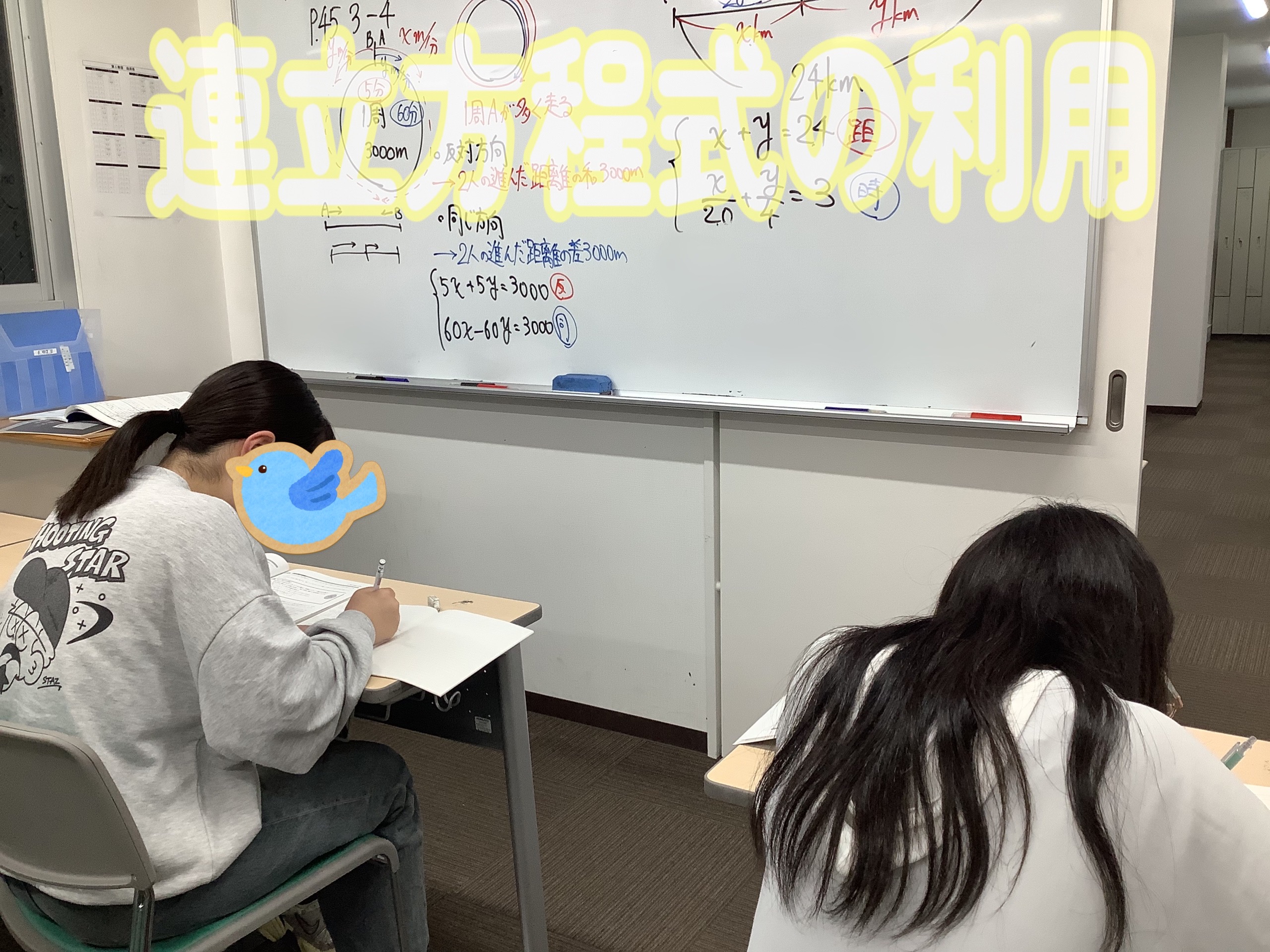 【中２数学】連立方程式の利用