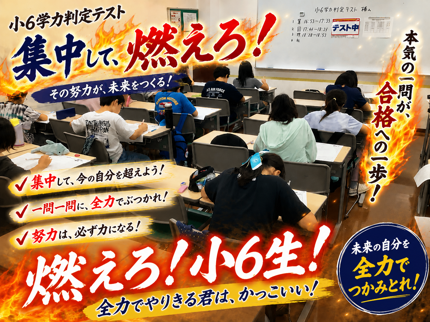 小6学力判定テスト】～燃える夏に向かって～ | 公式・進学塾のena