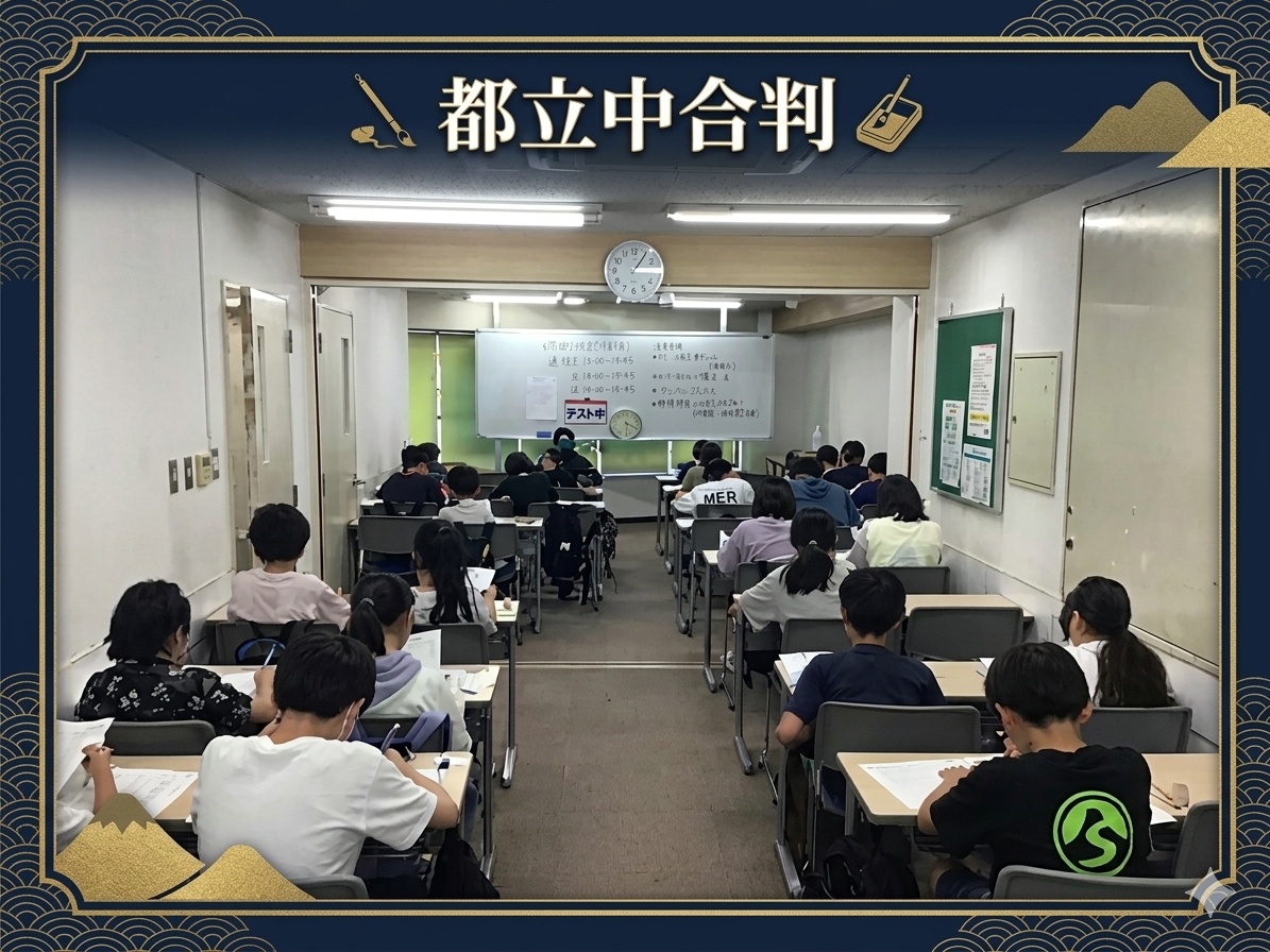 【ena吉祥寺】校舎ブログ⑱　都立中合判