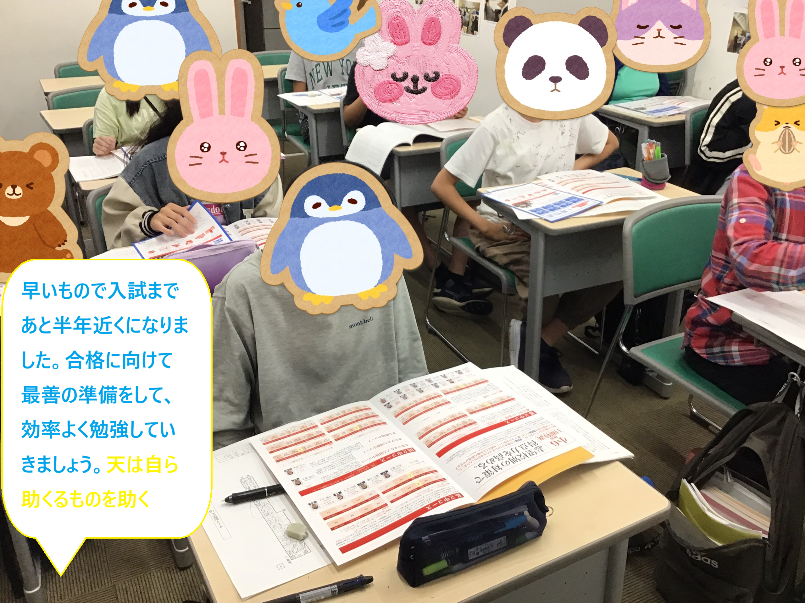 7月3日 後期日曜特訓の登録が始まりました